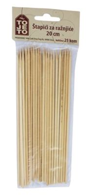 ŠTAPIĆI ZA RAŽNJIĆE 25/1 BAMBUS 20 CM TO JE TO NTL