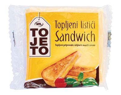 SIR TOJETO SANDWICH 120g LISTIĆI TOPLJENI