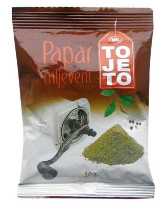 PAPAR MLJEVENI 50g TOJETO