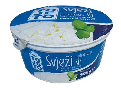 SIR SVJEŽI 500g TOJETO