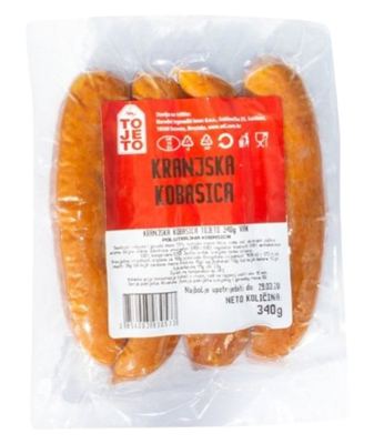 KRANJSKA KOBASICA 340g TOJETO