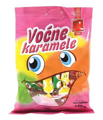 BOMBONI VOĆNE KARAMELE SMJEŠAK 150 g NTL