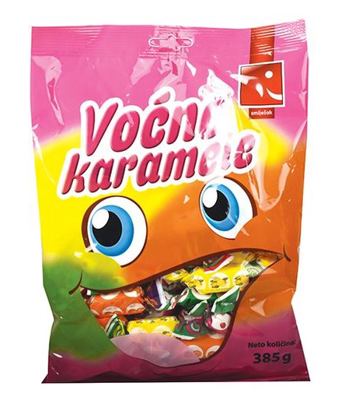 BOMBONI VOĆNE KARAMELE SMJEŠAK 385g NTL