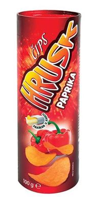 ČIPS PAPRIKA U TUBI 100 g HRUSK NTL