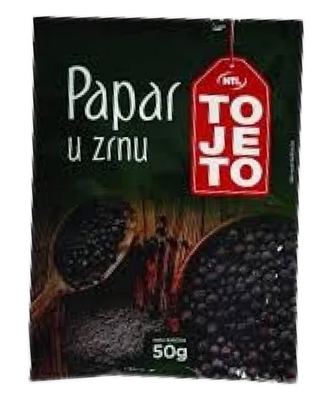 PAPAR U ZRNU 50g TOJETO