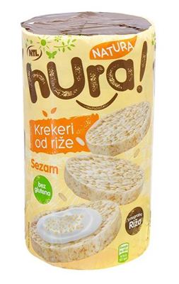 RIŽIN KREKER SEZAM 100g HURA NATURA