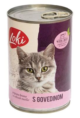 LOKI HR. MAČKE 415g GOVEDINA