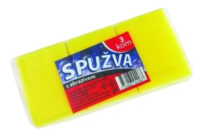 SPUŽVICA ZA SUĐE 3/1 S ABRAZIVOM DOMEO