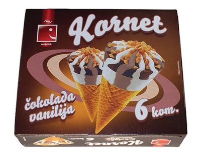 SLADOLED KORNET BOX ČOK-VAN 6X120ml SMIJEŠAK