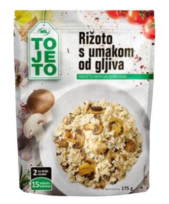 RIŽOTO S UMAKOM OD GLJIVA 175g TOJETO