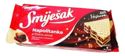 NAPOLITANKE 170g S ČOKOLADOM SMIJEŠAK