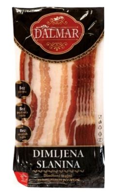 DOMAĆA DIMLJENA SLANINA NAREZAK 100 g DALMAR