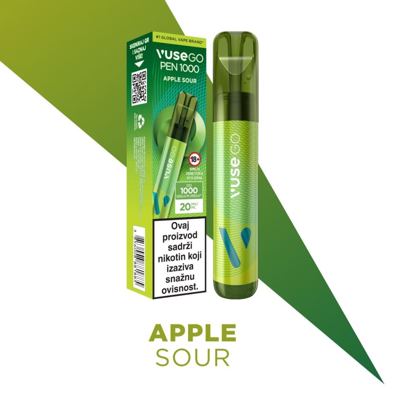 VUSE GO PEN 1000 GREEN APPLE 20mg