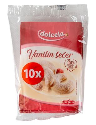 VANILIN ŠEĆER 10*8 g DOLCELA