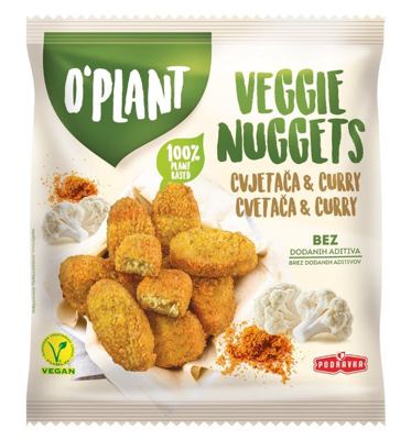 VEGGIE NUGGETS CVJETACA I CURRY 400 G O'PLANT PODRAVKA