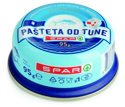 PAŠTETA OD TUNE SPAR 95 g