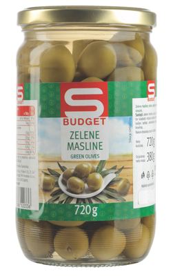 MASLINE S-BUDGET ZELENE 720 g