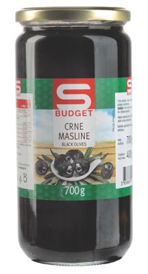 MASLINE S-BUDGET CRNE 700 g