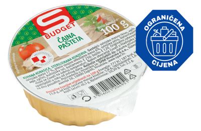 PAŠTETA S-BUDGET ČAJNA 100 g