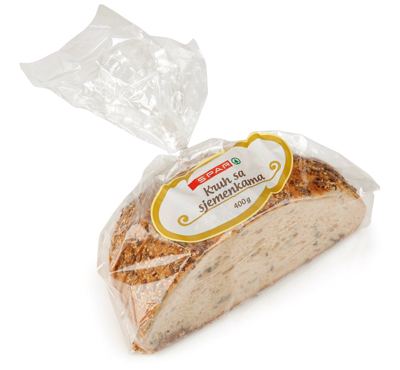 KRUH SPAR SA SJEMENK.400 g