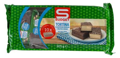TORTINA MLIJEČNA S-BUDGET 305g