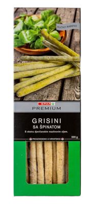 GRISINI PREMIUM SA ŠPINAT.200g