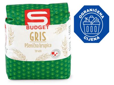 KRUPICA PŠENIČNA S-BUDGET 1 kg