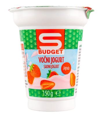 VOĆ.JOG.JAGODA S-BUDGET 150 g