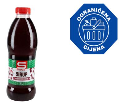 SIRUP S-BUDGET VIŠNJA 1 L