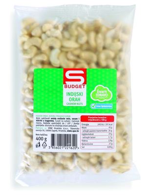 IND.ORAH SIROVI S BUDGET 400 g