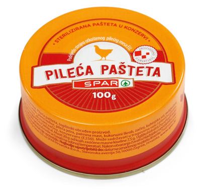 PAŠTETA SPAR PILEĆA 100 g