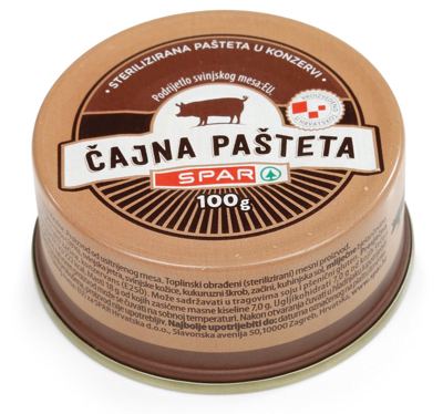 PAŠTETA SPAR ČAJNA 100 g