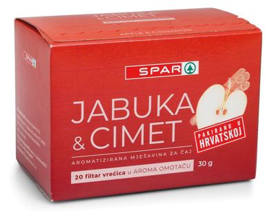 ČAJ SPAR JABUKA CIMET 30 g