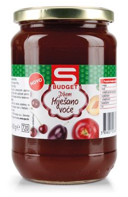 DŽEM S-BUDGET MIJEŠ.VOĆE 860g