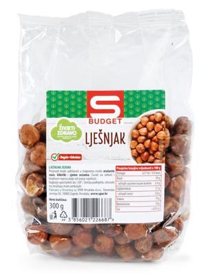 LJEŠNJAK JEZGRA S-BUDGET 300 g