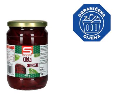 CIKLA S-BUDGET REZANA 680 g