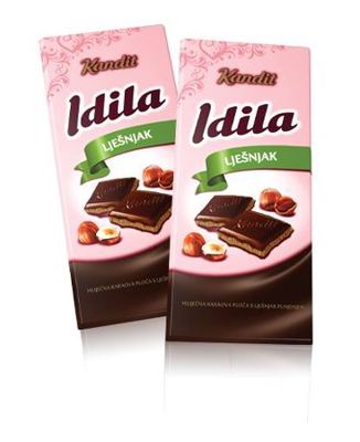 ČOKOLADA IDILA LJEŠNJAK 90g