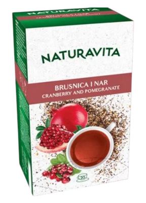 ČAJ NATURAVITA BRUSNICA NAR MAXI 40/1