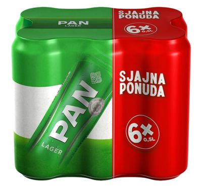 PAN LAGER LIMENKA 0,5L-6 PACK