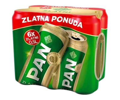 PAN ZLATNI 6PACK LIM.0,5L