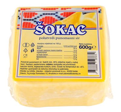 SIR ŠOKAC TRAPIST 600 g
