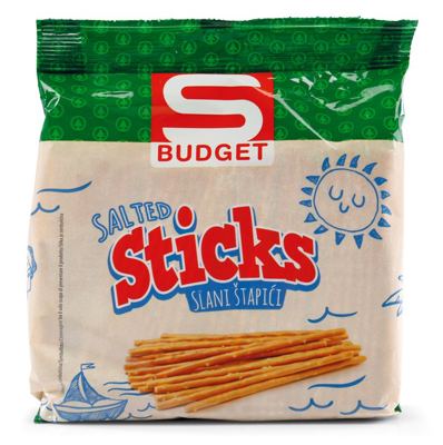 ŠTAPIĆI SLANI S BUDGET 250 g
