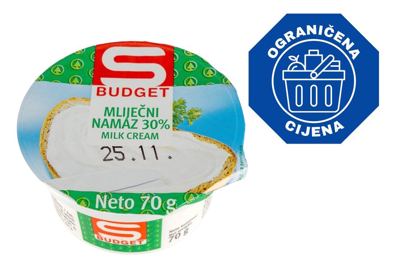 MLIJEČNI NAMAZ S BUDGET 70 g
