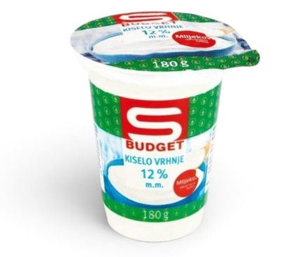 VRHNJE KIS.S BUDGE.12%MM 180 g