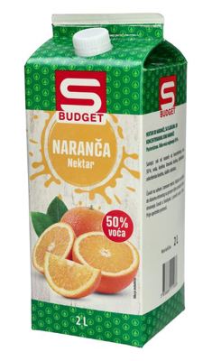 NEKTAR S-BUDGET NARANČA 2 L