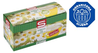 ČAJ S BUDGET KAMILICA 20 g