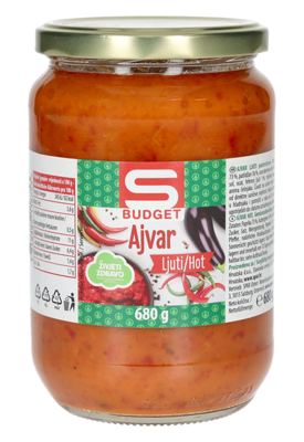 AJVAR S-BUDGET LJUTI 680 g