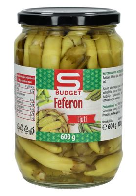 FEFERONI S-BUDGET LJUTI 600 g