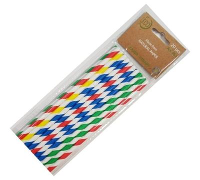SLAMKE PAPIRNATE 6*200 20/1 ŠARENE