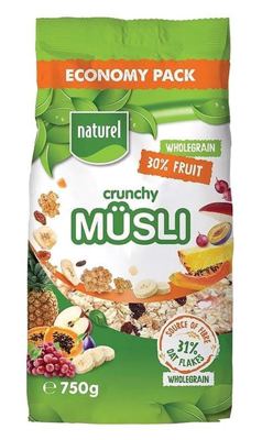 MUESLI CRUN. FRUIT 750 g NATUR